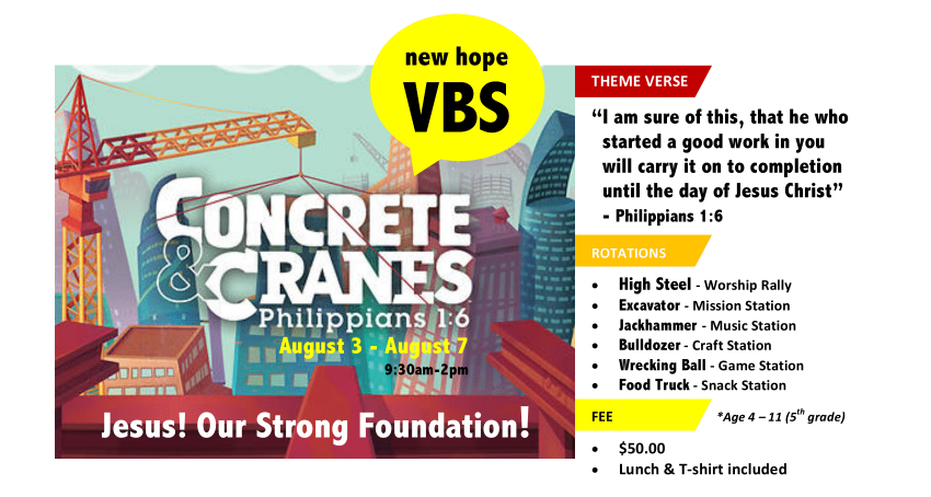 New Hope VBS 2020
